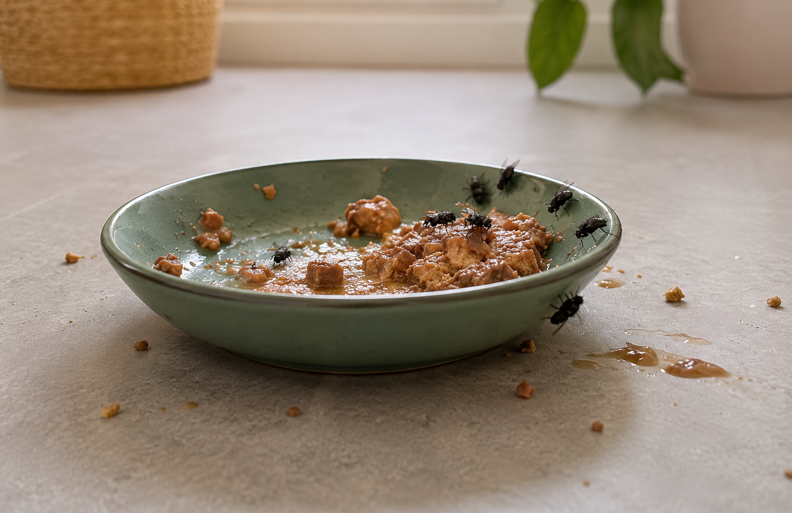 Comment éviter de laisser la nourriture de son animal exposée entre deux repas ?